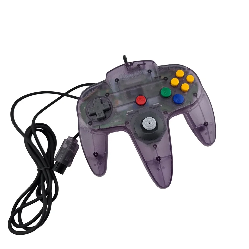 Nintendo 64 N64 Controller Atomic Purple Translucent OEM Excellent Nostalgia